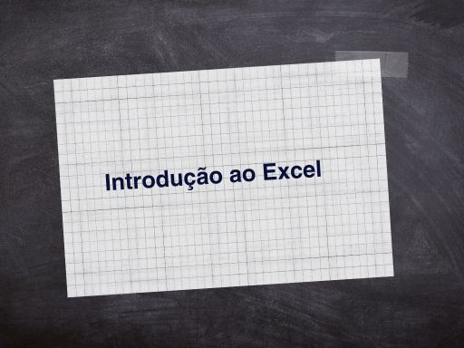 Introdução ao Excel - rd